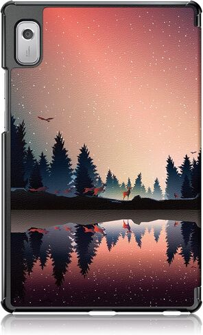 for Lenovo Tab M9 Case 9 Inch 2023, Slim Stand Hard Back Shell Protective Smart Cover Auto Wake/Sleep Case for Lenovo Tab M9 TB-310FU Release,Black in Kuwait