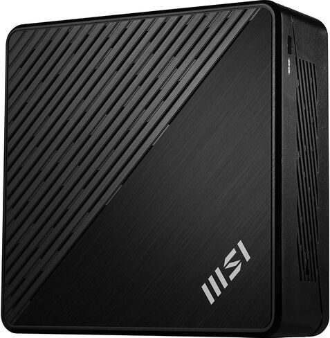 MSI Cubi 5 Mini PC (10-Core Intel i5-1235U, Intel UHD, 16GB RAM, 256GB PCIe SSD, Thunderbolt 4, WiFi 6E, Bluetooth 5.3, Black, Win 11 Home) in Saudi Arabia