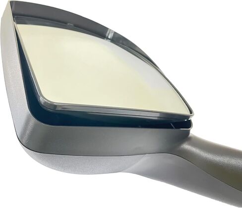 SPLENDID Chrome Replacement Hood Mirror w/Arm for 2013-2020 Kenworth T680, 2010-2017 Peterbilt 579, 587, Convex Wide Angle Mirror, Left Driver Side (OEM: L59-6003-201) in Saudi Arabia