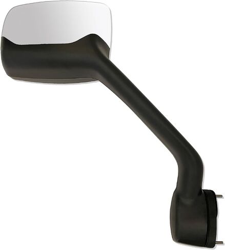 SPLENDID Chrome Replacement Hood Mirror w/Arm for 2013-2020 Kenworth T680, 2010-2017 Peterbilt 579, 587, Convex Wide Angle Mirror, Left Driver Side (OEM: L59-6003-201) in Saudi Arabia