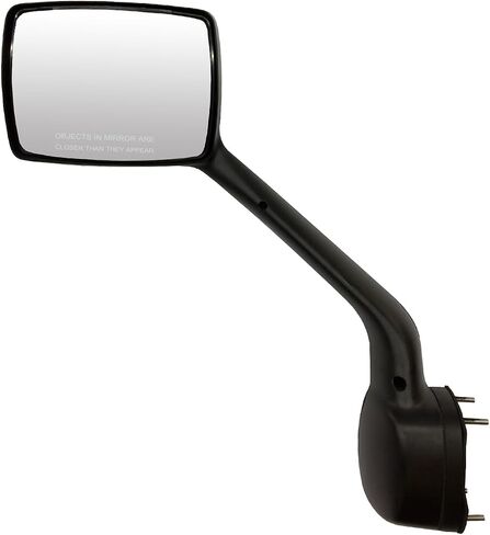 SPLENDID Chrome Replacement Hood Mirror w/Arm for 2013-2020 Kenworth T680, 2010-2017 Peterbilt 579, 587, Convex Wide Angle Mirror, Left Driver Side (OEM: L59-6003-201) in Saudi Arabia