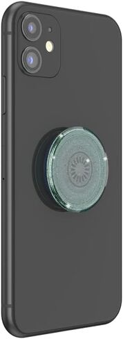 مقبض هاتف دائري من PopSockets متوافق مع MagSafe، يتضمن حلقة محول، حامل هاتف، متوافق مع الشحن اللاسلكي - لامع شفاف in Saudi Arabia