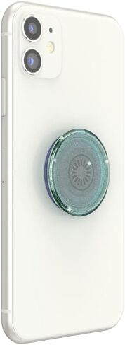 مقبض هاتف دائري من PopSockets متوافق مع MagSafe، يتضمن حلقة محول، حامل هاتف، متوافق مع الشحن اللاسلكي - لامع شفاف in Saudi Arabia