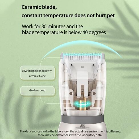 أداة تشذيب أظافر الكلاب القابلة لإعادة الشحن، مطحنة أظافر احترافية للكلاب الصغيرة والمتوسطة والكبيرة، أداة متعددة الوظائف للعناية بالحيوانات الأليفة مع كفاءة/منخفضة الضوضاء/قوة متينة (أخضر فاتح) in Kuwait