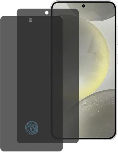 واقي شاشة الخصوصية لهاتف Samsung Galaxy S24 - [عبوة من قطعتين] [صديق للحافظة] [مضاد للوهج] [مضاد للتجسس] طبقة حماية للشاشة لهاتف Samsung Galaxy S24 【زجاج غير مقسى in Kuwait