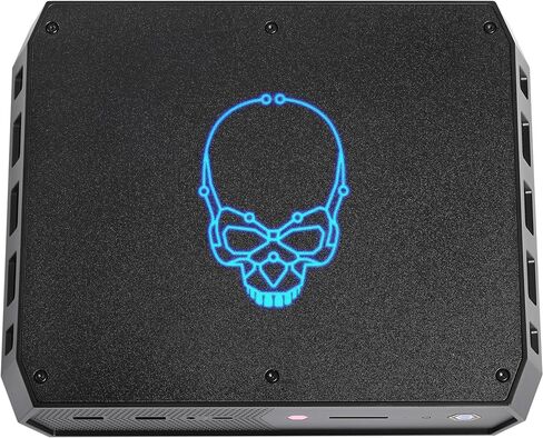 كمبيوتر مكتبي صغير للألعاب Intel NUC Serpent Canyon i7-12700H، ARC A770M 16 جيجابايت، 32 جيجابايت DDR4، 4 تيرابايت PCIe SSD، 2 Thunderbolt 4، WiFi 6E، بلوتوث 5.3، 330 واط PSU، Win 11 Home مع موسع منفذ USB DKZ in Kuwait