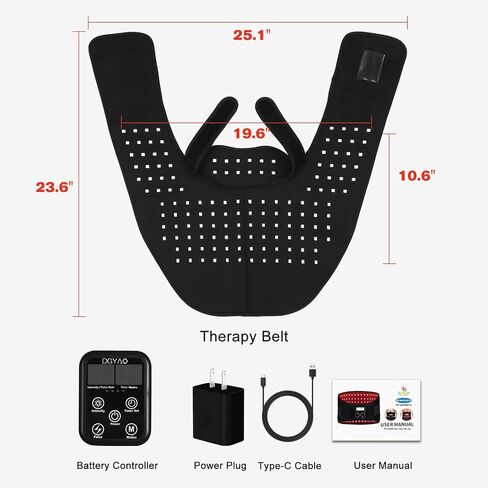 New Cordless Red Light Therapy for Shoulder Pain Relief Rechargeable 4000mAh Battery Adjustable 660nm & 850nm Infrared Light Therapy Wrap for Shoulder Wearable Joints Muscle Device in Saudi Arabia