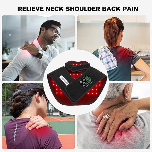 New Cordless Red Light Therapy for Shoulder Pain Relief Rechargeable 4000mAh Battery Adjustable 660nm & 850nm Infrared Light Therapy Wrap for Shoulder Wearable Joints Muscle Device in Saudi Arabia