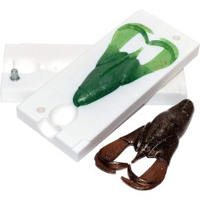 Authentic Handmade Noizy Flapper Frog Toad Bait Form 3.5"" Soft Plastic Lure, Medium, White