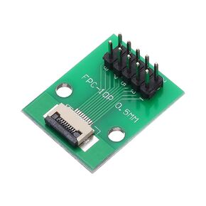 MECCANIXITY FFC FPC Connector Board 30 Pins 0.5mm Socket to 2.54mm Double Row Male Pin Header Strip Adapter, PCB Converter Board for LCD TVs/Digital Cameras/Laptops