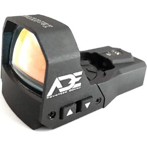 Ade Advanced Optics Zantitium Red Dot Reflex Sight with Twice Bigger Window + 40k Battery Life Compatible with Doctor/Venom/Fastfire Red Dot Footprint