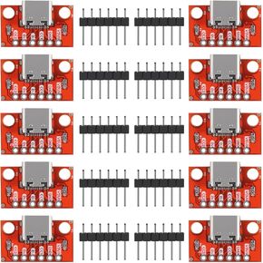 10pcs USB Type-C Breakout Board Serial Basic Breakout Female Connector Type PCB Converter Board