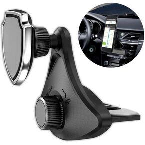 MACHSWON Car 360° CD فتحة حامل الهاتف المحمول حامل عالمي GPS حامل مغناطيسي عالمي، الهاتف المحمول/حامل مغناطيس الملاح (مغناطيسي قوي) in Kuwait
