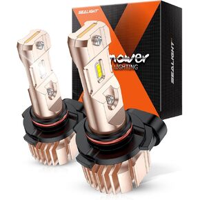 H11 H8 H9 LED Bulbs LED Fog Light Bulbs, 10000 Lumens 6500K Cool White, 20W H11 LED Light Bulb Fog Bulb Built-in 20000RPM Turbo Fan, DRL Bulbs With 50,000 Hours Lifespan, Non-polarity