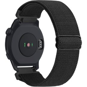 Nylon-Band for COROS PACE 2 Strap-Replace - Watch Band for COROS APEX 2/ APEX 42(mm) Breathable Sport Strap for Men Women (Black)