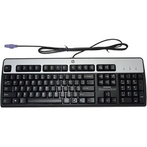 متوافق مع لوحة المفاتيح السلكية HP KB-0316 PS2 لسطح المكتب مع تخطيط أمريكي 434820-002 SK-2880 537745-001 in Kuwait