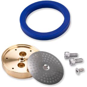 Brass Tune Up Kit for Gaggia，Replacement for IMS Precision Shower Screen，Brass Shower Holder, Silicone Gasket, Stainless Steel Screws.