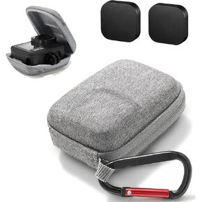 حافظة PCTC لهاتف GoPro Hero 13 12 11 10 9 8 7 6 5 حقيبة تخزين محمولة للسفر باللون الأسود حقيبة حمل صغيرة لحماية كاميرا الحركة DJI Osmo AKASO (رمادي) in Kuwait
