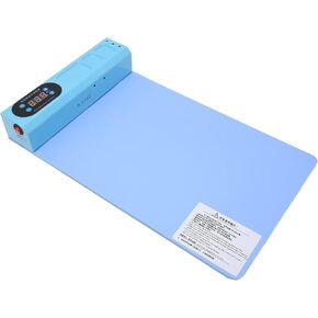 Dilwe LCD Screen Separator, Heating Pad for Smartphone, Removal Cell Phone LCD Glass Plate Repair Tool Heat Pad for OS Phone Screen Replace Tool, 11.8x8.3inch(S‑918E)