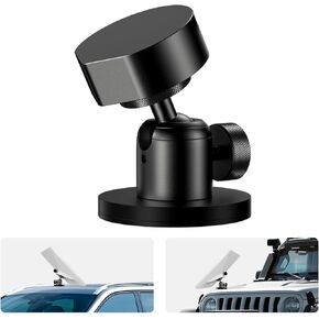 CloudValley Adjustable Magnetic Mount for Starlink Mini Accessories, Compatible with OEM Pipe Adapters, Aluminum Alloy Mounts on Car RV Fence Yachts