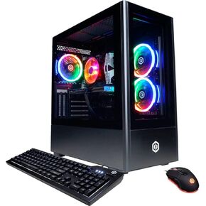 CyberpowerPC Gamer Xtreme Gaming Desktop Computer | Intel Core i7-11700F | RTX 3060 Ti | 16GB DDR4 | 500GB SSD+1TB HDD | Include Mouse and Keyboard | Win11 | with Mouse Pad Bundle
