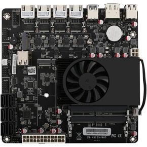 N6005 Industria NAS Motherboards 4 Cores 4 Threads Low Power Processor 4x2.5G i226 Network 2 M.2 Slot 6xSATA DP HDMI Mini ITX 17x17CM Soft Routing Board
