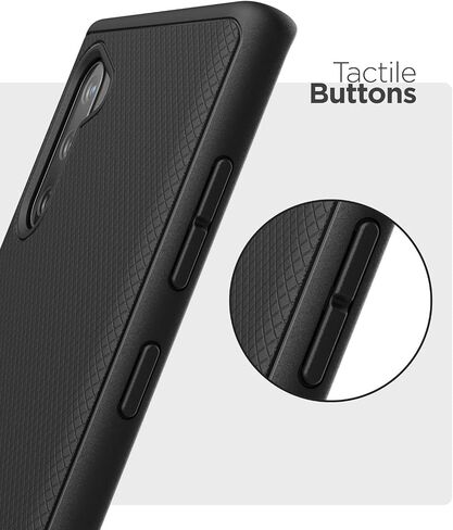 ENCASED Galaxy Note 10 Case (Thin Armor) Slim Flexible Grip Phone Cover (Samsung Note 10) Black (Note 10) in Saudi Arabia