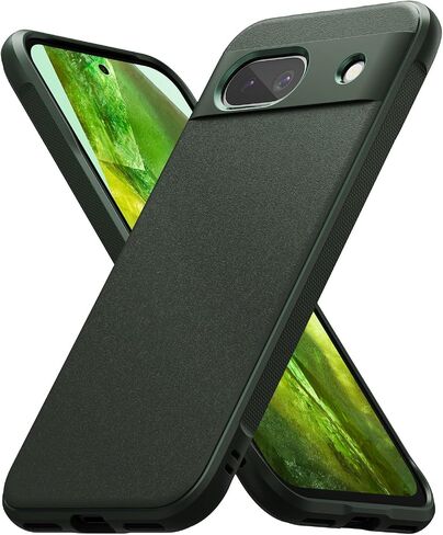 Ringke Onyx [Feels Good in The Hand] Compatible with Google Pixel 8a Case, Anti-Fingerprint Technology Prevents Oily Smudges Non-Slip Enhanced Grip Precise Cutouts for Camera - Dark Green in Saudi Arabia