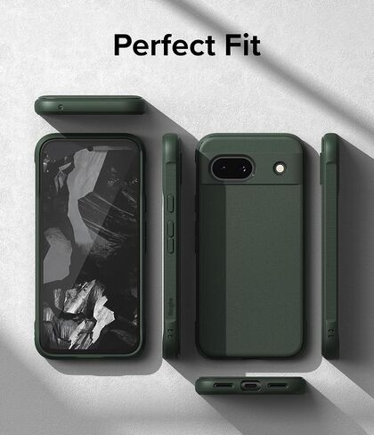 Ringke Onyx [Feels Good in The Hand] Compatible with Google Pixel 8a Case, Anti-Fingerprint Technology Prevents Oily Smudges Non-Slip Enhanced Grip Precise Cutouts for Camera - Dark Green in Saudi Arabia