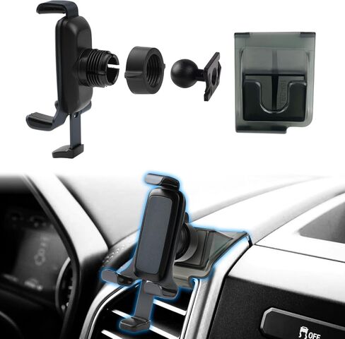 حامل هاتف السيارة لفورد F150 2015-2019 2020 حامل هاتف السيارة بفتحة تهوية جبلية حافظة سميكة صديقة للبيئة حامل هاتف حامل لجميع الهواتف in Saudi Arabia