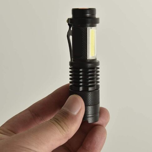 MODOAO COB LED Flashlights,Ultra Bright 4 Modes Mini Handheld Torch,Waterproof Pocket Lights for Emergency and Outdoor and Camping Use(5 Pack) in Saudi Arabia