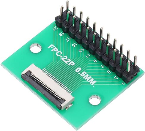 MECCANIXITY FFC FPC Connector Board 30 Pins 0.5mm Socket to 2.54mm Double Row Male Pin Header Strip Adapter, PCB Converter Board for LCD TVs/Digital Cameras/Laptops in Saudi Arabia