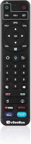 vSeeBox V2 Pro Remote Control - Bluetooth Voice Control | Compatible with Elite, Max, V3 Pro, V2 Pro, V1 Pro in Saudi Arabia