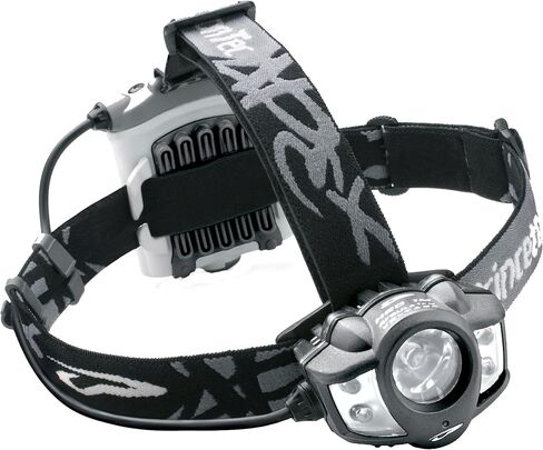 Princeton Tec Apex Headlamp with Dimmable and Rechargeable 550 Lumens White Maxbright LED, IPX7 Water Resistance and 12 Hour Burn Time, Essential for Backpacking, Camping, Caving, and Safety, Black in Saudi Arabia