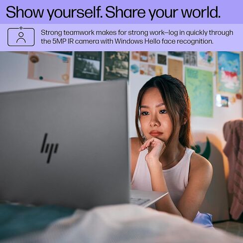 HP Newest Pavilion Plus 14" OLED Laptop, AMD Ryzen 7 7840U Processor (Beat i7-1355U), OLED 2.8k (2880x1800) 120Hz Display, 16GB RAM, 512GB SSD, Backlit Keyboard, Windows 11 Pro, WOWPC Recovery USB in Saudi Arabia