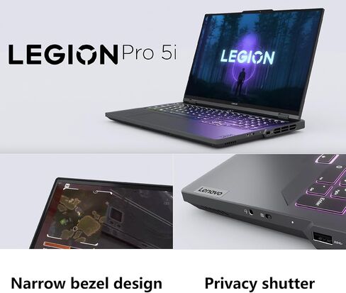 Lenovo Legion Pro 5i 16" Gaming Laptop - 165Hz 16:10 (2560 x 1600), 13th Gen Intel Core i7-13700HX, GeForce RTX 4060 (TGP 140W), 32GB DDR5 RAM, 1TB SSD, 4-Zone RGB Backlit KB, Win 11 H, w/Mouse Pad in Saudi Arabia