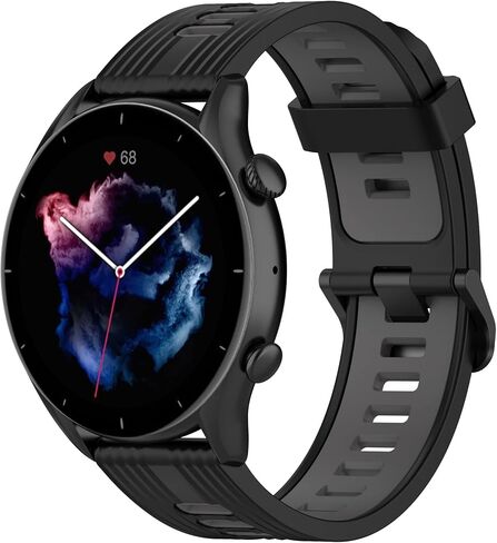 22mm Soft Silicone Watch Bands for Coros Pace 3/Apex 2 Pro/Apex Pro/Apex 46mm Smart Watch, Replacement Wristband Compatible for Coros Pace 3/Apex 2 Pro/Apex Pro/Apex 46mm Watch Band Adjustable Wristband Bracelet in Saudi Arabia