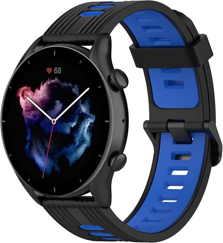 أشرطة ساعة سيليكون ناعمة 22 مم لساعة Coros Pace 3/Apex 2 Pro/Apex Pro/Apex 46 مم، سوار معصم بديل متوافق مع Coros Pace 3/Apex 2 Pro/Apex Pro/Apex 46 مم سوار معصم قابل للتعديل in Saudi Arabia