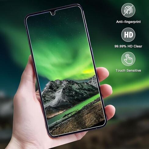 [عبوة من 3 قطع] واقي شاشة لهاتف Samsung Galaxy S24 Plus / S24+ من الزجاج المقسى، صلابة 9H، خالي من الفقاعات، سهل التركيب in Kuwait