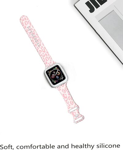 أحزمة ساعة رياضية متوافقة مع سوار ساعة Apple 38 مم 40 مم 41 مم للنساء والرجال، سوار معصم بديل من السيليكون الناعم القابل للتعديل لسلسلة iWatch 7 6 5 4 3 2 1 SE c in Kuwait