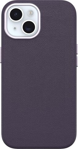 OtterBox iPhone 15 Symmetry Series Cactus Leather for MagSafe - Cactus Grove (Green), Snaps to MagSafe, Ultra-Sleek, Raised Edges Protect Camera & Screen in Saudi Arabia