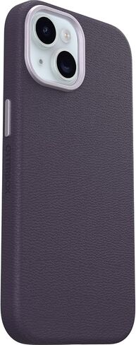 OtterBox iPhone 15 Symmetry Series Cactus Leather for MagSafe - Cactus Grove (Green), Snaps to MagSafe, Ultra-Sleek, Raised Edges Protect Camera & Screen in Saudi Arabia