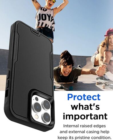 AICase for iPhone 13 Pro Max Case with Belt-Clip Holster, Screen Protector, Heavy Duty Protective Phone Case, Military Grade Full Body Protection Shockproof/Dustproof/Drop Proof Rugged Cover in Kuwait