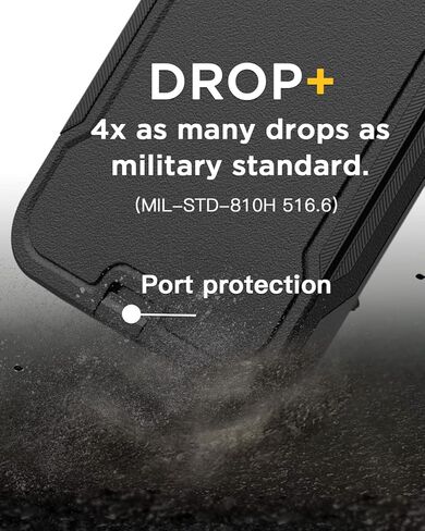 AICase for iPhone 13 Pro Max Case with Belt-Clip Holster, Screen Protector, Heavy Duty Protective Phone Case, Military Grade Full Body Protection Shockproof/Dustproof/Drop Proof Rugged Cover in Kuwait