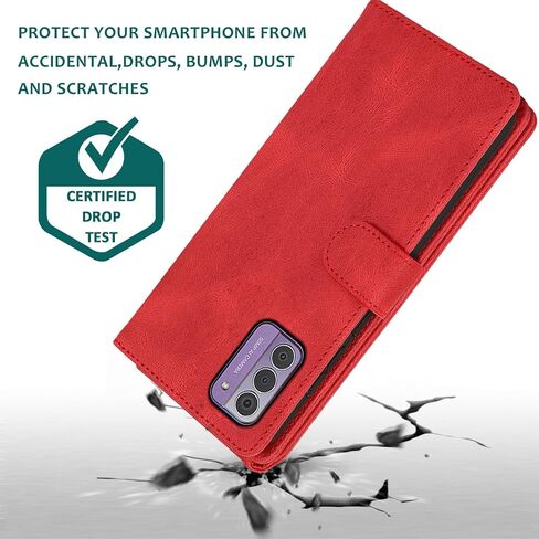 Compatible with Nokia G42 5G / Nokia G310 5G (6.56") Wallet Case Tempered Glass Screen Protector and Zipper Leather Flip Cover Card Holder Stand Cell Accessories for NokiaG42 NokiaG310 Women Men Green in Saudi Arabia