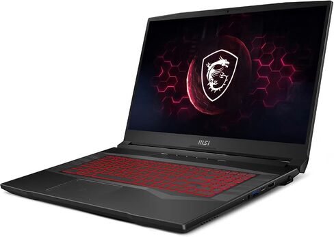 MSI Pulse GL76 Gaming Laptop, 2024, 17.3" 1920 x 1080 360Hz, Intel 14-Core i7-12700H, NVIDIA GeForce RTX 3070 8GB, 64GB DDR4, 2TB SSD, Win11 Pro, RGB Backlit KB, Wi-Fi 6, BT 5.2, 720p Camera, Black in Saudi Arabia