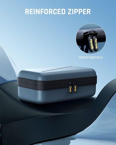 حقيبة حماية EVA محمولة من Fanttik X8، حقيبة تخزين EVA مخصصة رسميًا لمنفاخ إطارات Fanttik X8، وأنبوب هواء، ومحول شاحن وكابل (حقيبة الحمل فقط) in Kuwait