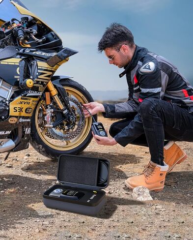 حقيبة حماية EVA محمولة من Fanttik X8، حقيبة تخزين EVA مخصصة رسميًا لمنفاخ إطارات Fanttik X8، وأنبوب هواء، ومحول شاحن وكابل (حقيبة الحمل فقط) in Kuwait