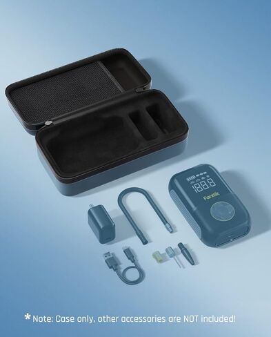 حقيبة حماية EVA محمولة من Fanttik X8، حقيبة تخزين EVA مخصصة رسميًا لمنفاخ إطارات Fanttik X8، وأنبوب هواء، ومحول شاحن وكابل (حقيبة الحمل فقط) in Kuwait