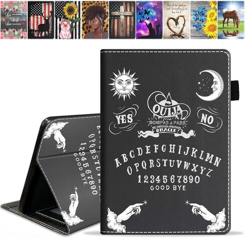 Case for Amazon Kindle Fire HD 10 & Fire HD 10 Plus Tablet (11th Generation, 2021 Release), Premium PU Leather Stand Cover with Smart Auto Wake, American Flag Deer in Kuwait